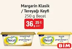 BECEL MARGARİN KLASİK/TEREYAĞI KEYFİ 250 G BECEL MARGARİN KLASİK/TEREYAĞI KEYFİ 250 G
